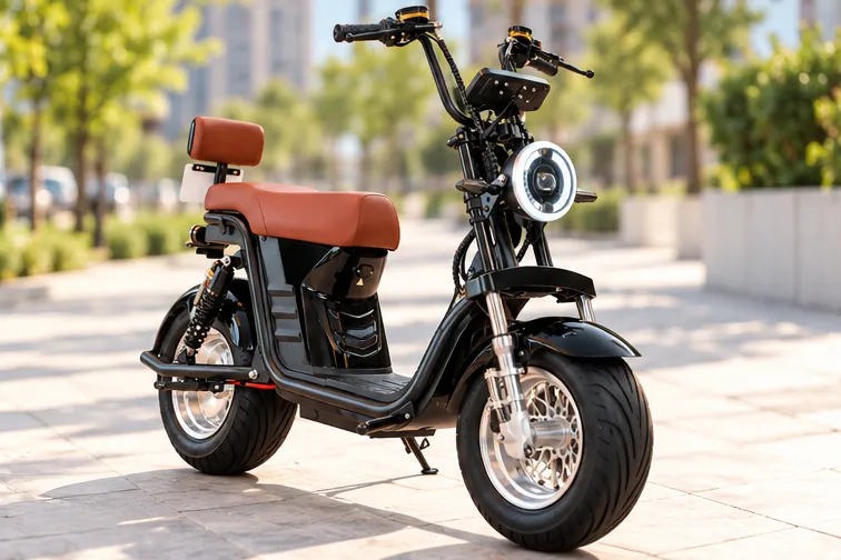 Scooter elétrica X13 numa calçada