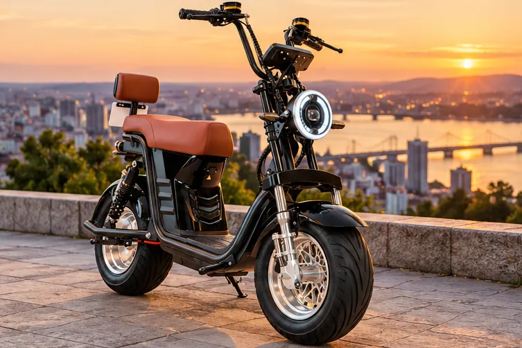 Scooter elétrica X13 estacionada